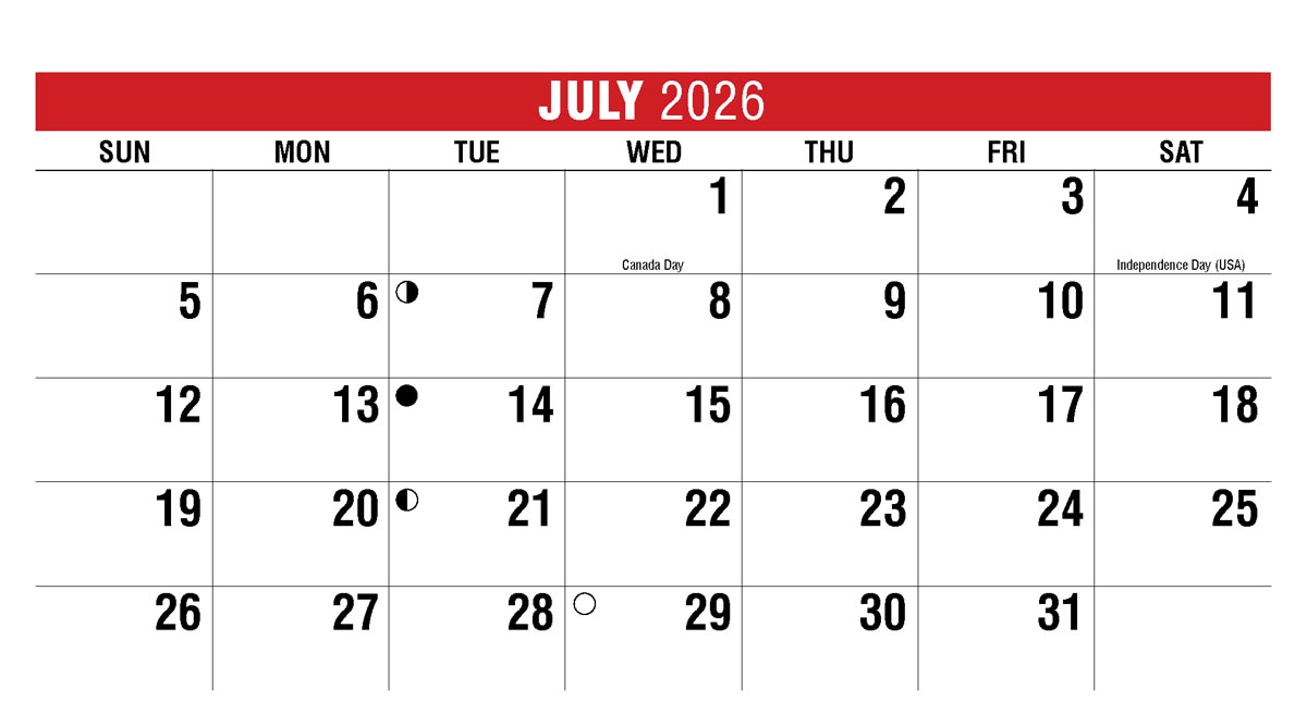 Galleria Canadian Scenic Promo Desk (Eng) Calendar - 2026